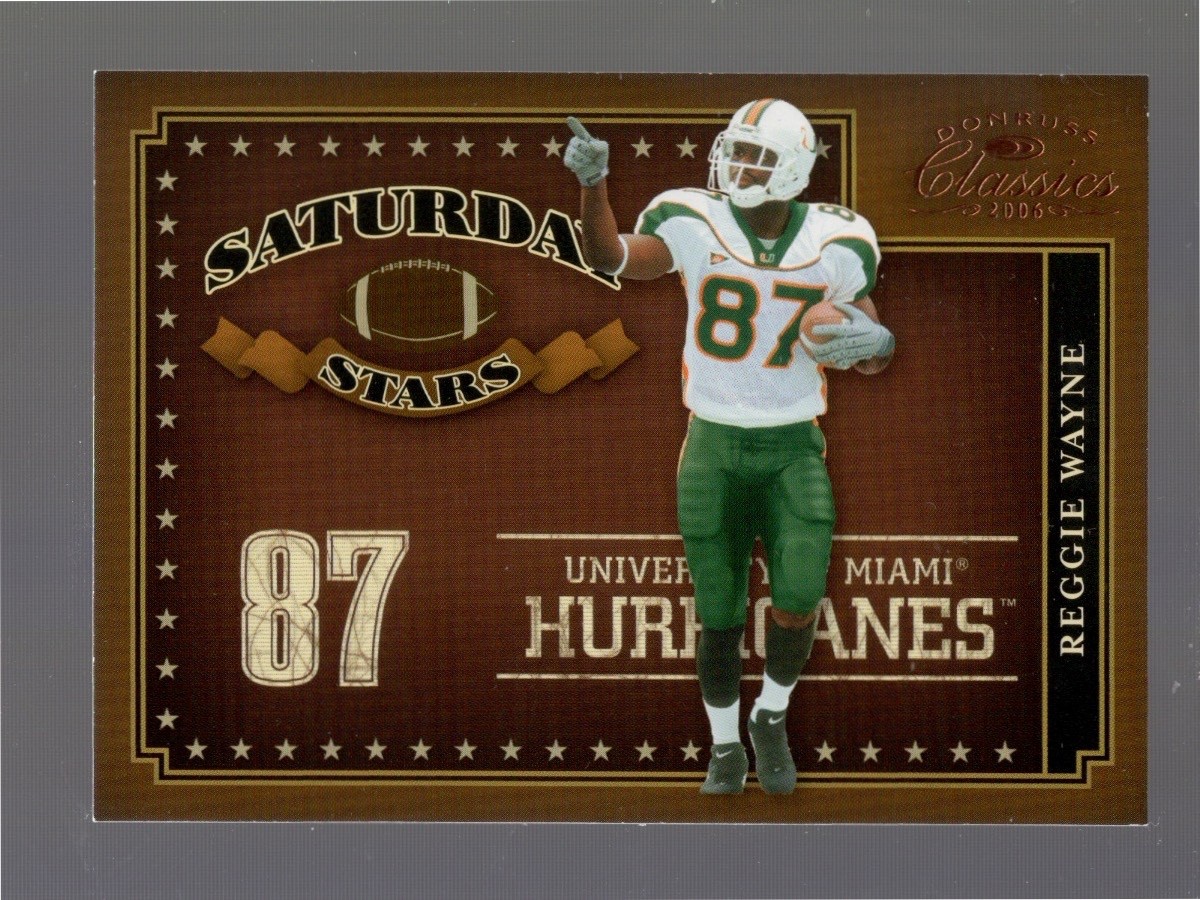 2006 Donruss Classics Saturday Stars Reggie Wayne #SS-14     0926/1000