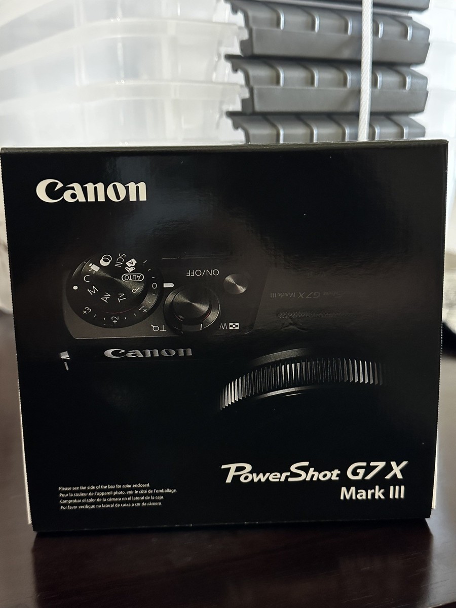 Canon PowerShot G7 X Mark III - 20.1MP Point & Shoot Digital