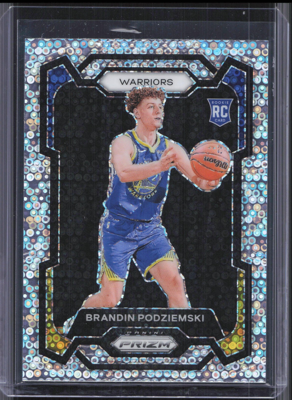 2023-24 Panini Prizm #147 Brandin Podziemski Prizms Fast Break ROOKIE (A)