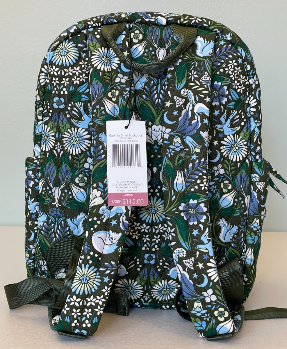 Vera Bradley Essential Small Backpack ENCHANTED WOODLAND  display picture 3