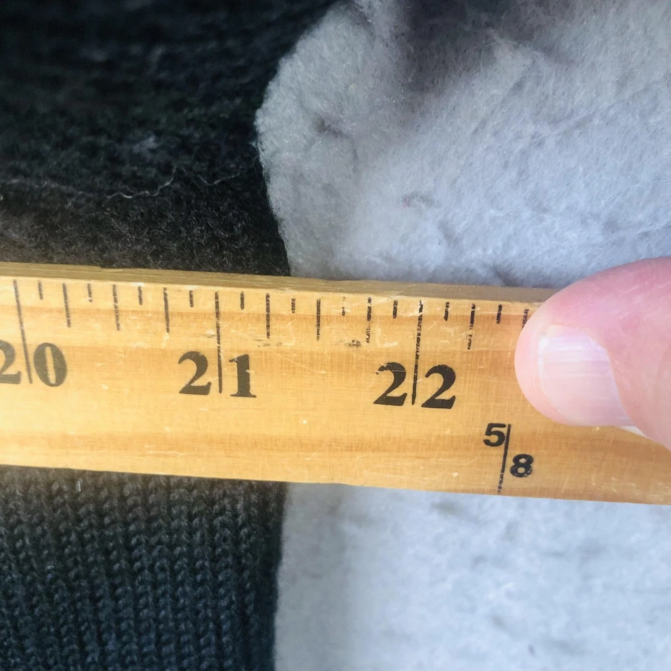 Zara Man Sweater Mens Large Black Shawl Collar Button Front Cardigan Wool Blend - Image 3 of 4