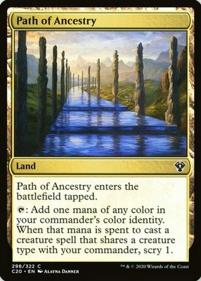 X 1 Path of Ancestry NM-M C20 298 MTG Magic The Gathering