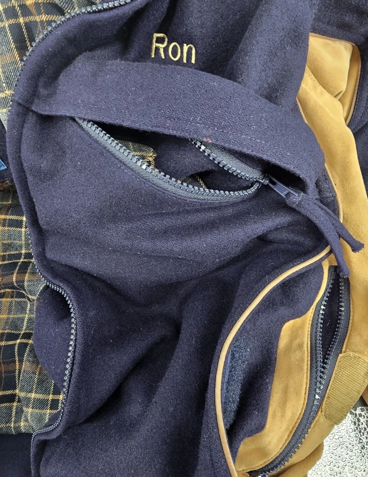 Chaqueta de lana PBR Professional Bull Riders World Finals 2006 talla L Cripple Creek Foto 4 de 4