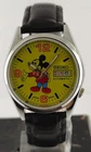 Vintage Seiko 5 Automatic Mickey Mouse Green Dial 6309 17J D/D Working Men Watch