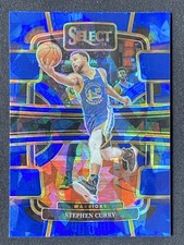 Stephen Curry 2023-24 Panini Select Concourse Blue Ice Prizm #56