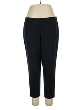 Lafayette 148 New York Women Black Wool Pants 14 Petites