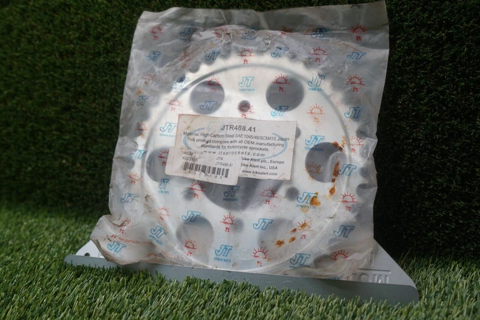 JT 41T 钢制后链轮适用于 1998 川崎 ZX-9R 忍者 ZX900 (JTR488.41) — 第 2/2 张图片