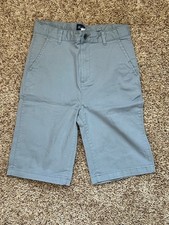 Boys Gray Chino Short Size 16slim Adjustable Waist The Children's Place. EUC.
