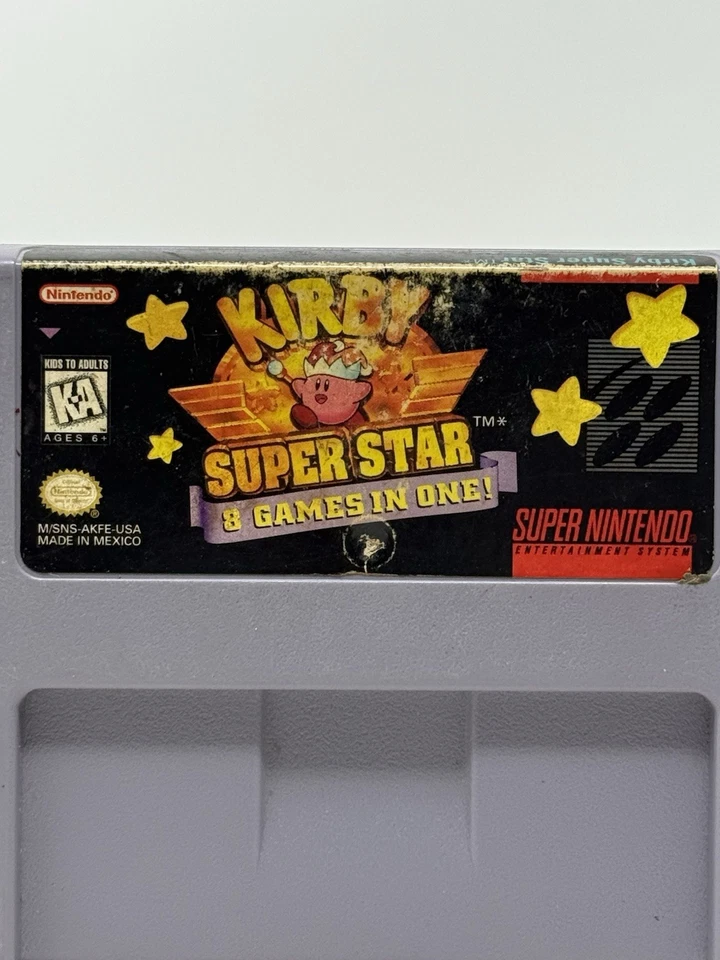 Refurbished Kirby Super Star Super Nintendo Entertainment System SNES Authentic - Image 2 of 4