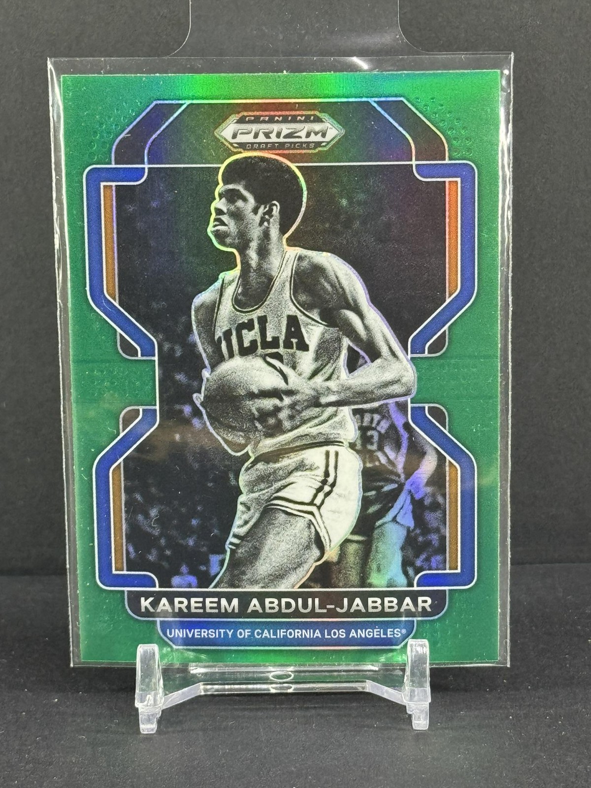 Kareem Abdul-Jabbar 2022 Panini Prizm Draft Picks #30 Green PRIZM Lakers