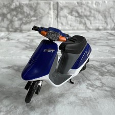Mini car Honda Tact blue and white retro moped scooter mint condition rare