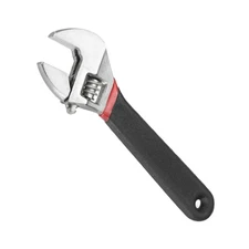 Adjustable Wrench 6" Wide Jaw Wrench Adjustable Repairs Spanner Black-Red