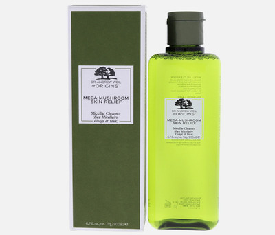 Mega-Mushroom Skin Relief Micellar Cleanser by Origins for Unisex - 6.7 oz 200ml