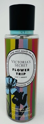 FLOWER TRIP LILY & AMBER VICTORIA'S SECRET FRAGRANCE MIST BRUME PERFUME 8.4 FL