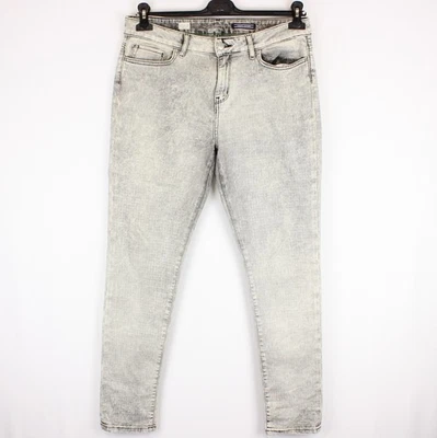 Jean femme TOMMY HILFIGER Venice HW taille W32 L30 coupe skinny gris stretch - Photo 1/4
