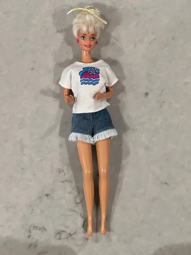 Vintage 1993 CAMP BARBIE DOLL MATTEL Original Partial Outfit
