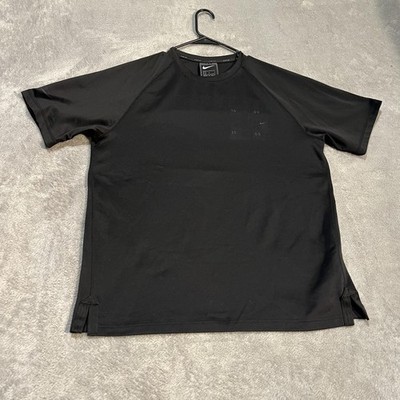 Nike NSW Tech Pack Shirt Mens Large Black Short Sleeve Athletic Performance Top