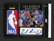 2011 Panini ZACH RANDOLPH SAM PERKINS NBA Logoman DUAL PATCH AUTO 09/99