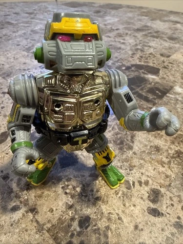 Vintage 1989 TMNT Metalhead W/Belt Teenage Mutant Ninja Turtles Free Shipping