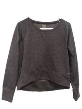 C9 CHAMPION Women's Grey High-Low Long Sleeve Duo Dry Sweatshirt size small