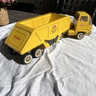 Tonka Vintage Yellow Bottom Dump Dump Truck Toy Vehicle