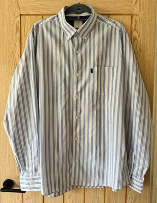 Next Tailoring Slim Fit 2XL Striped Long Sleeve Button-Down Dress Shirt - Image 1 of 4
