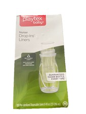 NEW SEALED playtex baby nurser drop-ins bottles liners 8oz-10oz 100 Ct