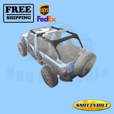 Roll Bar Cover MOLLE Black Smittybilt for Jeep Wrangler 2003-2006