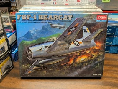 Academy F8F-1 Bearcat 1:48 Scale Airplane Model Plastic Kit