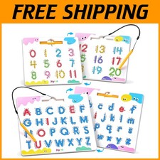 Toddler Magnetic Letter and Number Tracing Board Set