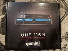 Gemini UHF-116m wireless microphone