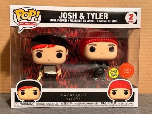 Funko Pop! Rocks Twenty One Pilots Josh & Tyler Exclusive Glow 2-Pack Limited Ed