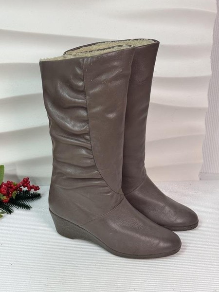 Women Theresia M. Boots Brown Leather 37