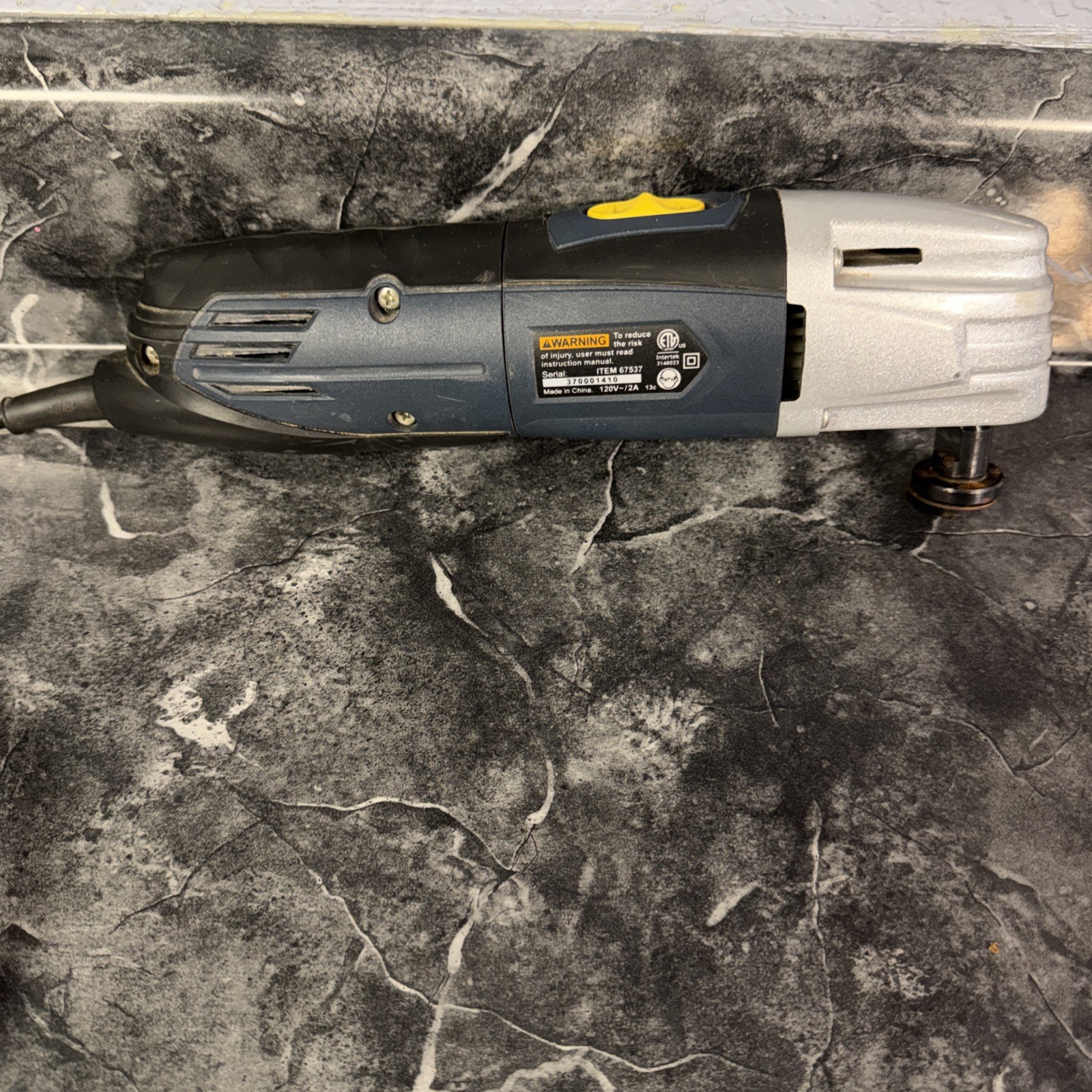 Chicago Electric Variable Speed Oscillating Tool 67537 Used 
