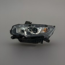 GENUINE 2016-2021 HONDA CIVIC LEFT HAND DRIVER SIDE HEADLIGHT HALOGEN LH OEM
