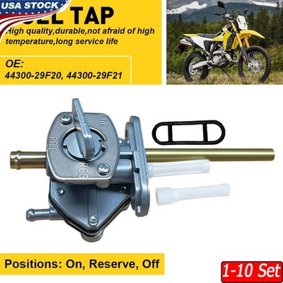 1-10x4430029F20 4430029F21 For Suzuki DRZ400 DRZ400S DRZ400SM Fuel Petcock Valve