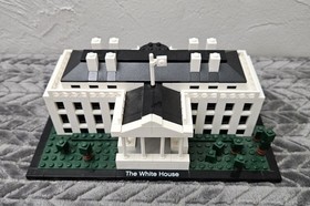 LEGO Architecture White House 21006 with Box & Manual 98% Complete Please Read 