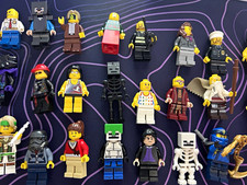 LEGO Minifigures Mixed Lot Ninjago star wars 40 total minfigs