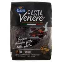 Riso Scotti Venere Fusilli,Pasta Schwarzem Venere-Vollkornreismehl 400G
