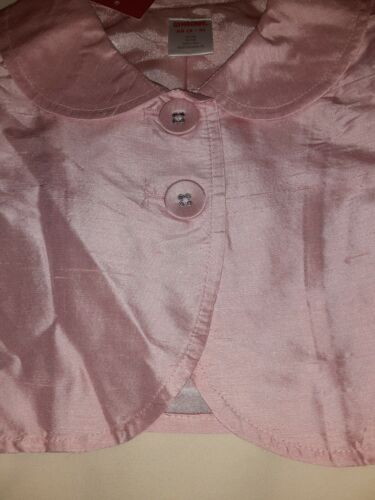Gymboree Vintage 2010 Celebrate Spring Easter Pink Silk S/S Jacket Sz XS 3 4 Nwt - Picture 2 of 6