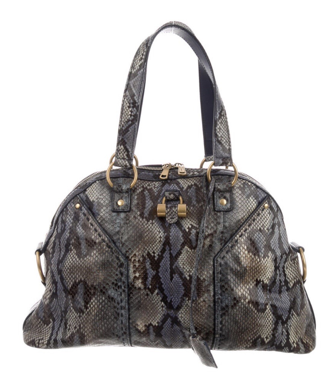 BORSA MUSA IN PELLE DI SERPENTE $3995 YVES SAINT LAURENT PYTHON