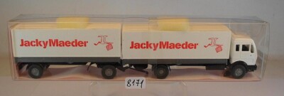 Roskopf 1/87 Nr. 529 Mercedes Benz 1625 Hängerzug Pr./Pl. Jacky Maeder OVP #8171