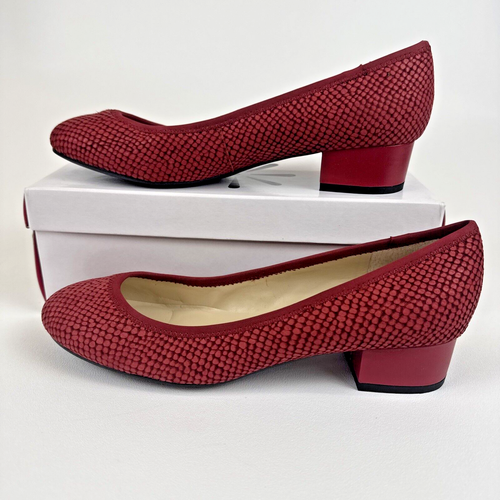Isaac Mizrahi Live! Kerry2 Women's Shoes Red Multi Leather Size 9M New In Box - Picture 3 of 11