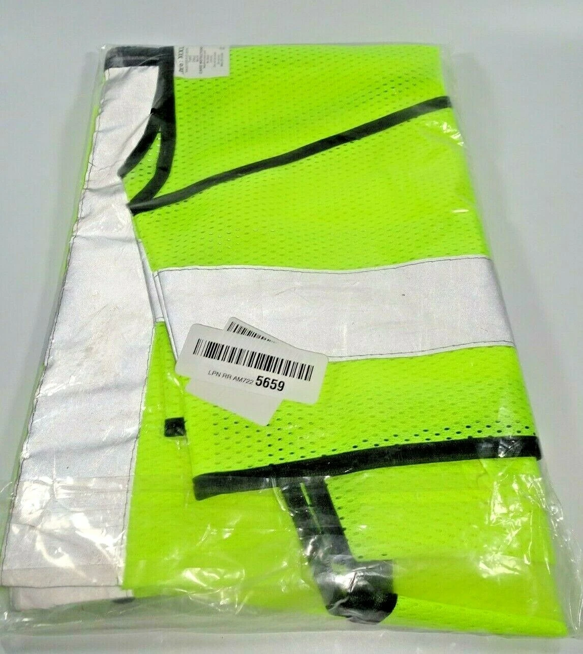 HYCOPROT High Safety Reflective Vest with Pockets & Zipper, (XXXL yellow) - product detail image 7