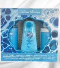 Crabtree Evelyn La Source Gift Set Hand Therapy, Body Wash, Lotion, Loofah