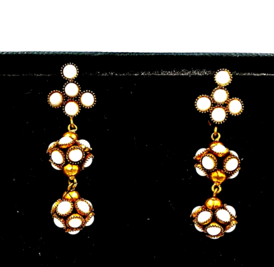 Boucles d'oreilles fantaisie Les Néréides (vintage, début années 2000