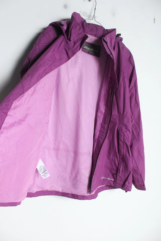 Abrigo Eddie Bauer Mujer Impermeable Ropa Exterior - Púrpura - XL Extra Grande (V-h8) Foto 3 de 4
