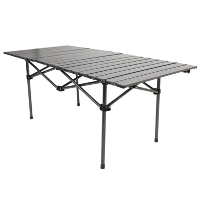Outdoor Portable Folding Aluminum Camping Table w/ Bag For Picnic BBQ Desk
