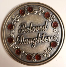 Batesville Casket LifeStories Display Funeral Medallion Magnet Beloved Daughter
