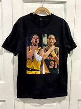 NEW!!! Tyrese Haliburton Reggie Miller Choke Gesture T-Shirt